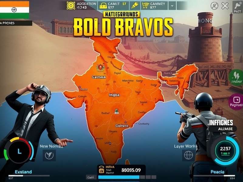 Indian PUBG players competing in tournament